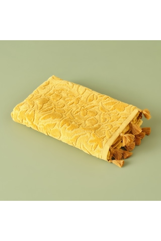 Bella Maison %100 Pamuk Jolia Banyo Havlusu Sarı 90 x 150 CM Sarı