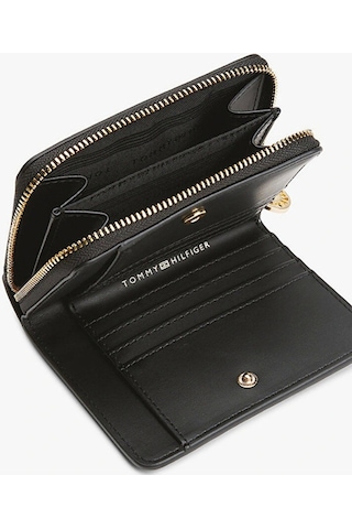 Tommy Hilfiger Th Dıstınct Med Za Kadın Siyah Cüzdan Aw0aw17473bds Siyah
