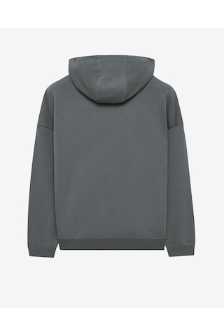 Skechers M Essential Hoodie Sweatshirt Erkek Antrasit Sweatshirt S242110-003