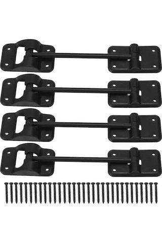 Dancemonkey Tutucu Tarzı Takım T Siyah Römork Kilit Kapısı Kamp Inç Giriş Braketi Abs 6 4