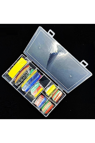 Komponentci Isı İle Daralan Makaron Kablo Yalıtım Set 328 Parça Kutulu