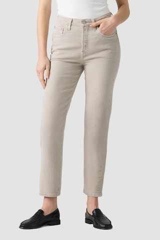 Levi's 501 Crop Pütürlü Dokulu Stf Kadın Gri Jean-24596