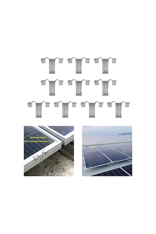 Homyl 10 Adet Güneş Paneli Drenaj Klipleri Sağlam 40mm