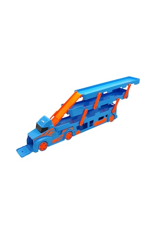King Toys Yarış Parkurlu Taşıyıcı Tır Mavi 1033 Arabasız Mavi Çok Renkli