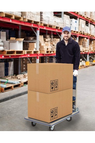 Staxx Katlanır Platform 300 KG Kapasiteli Koli Yük Paket Taşıma Arabası