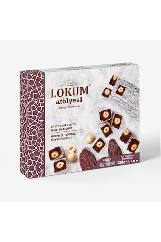 Hurmalı, Fındıklı Meyve Küpleri 120g Hurmalı, Fındıklı Meyve Küpleri 120g