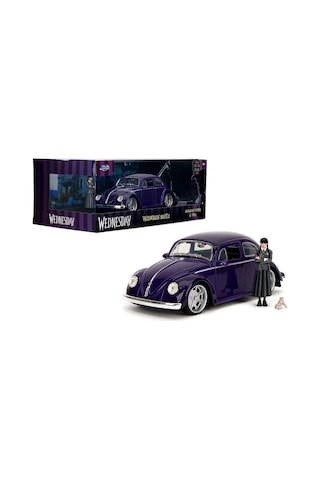 253255076 Jada Wednesday Volkswagen Beetle 1 24