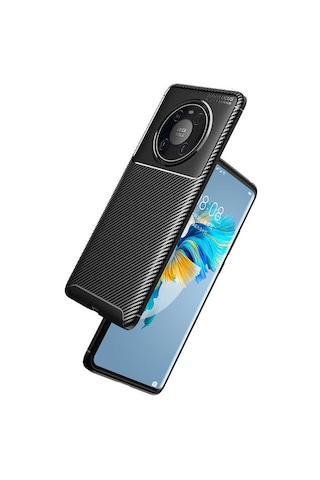 Huawei Mate 40 Pro Kılıf Zore Negro Silikon Kapak Lacivert