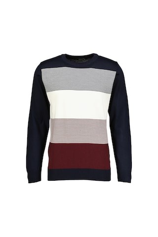 Finesuits Erkek Desenli Yünlü Kazak 2422201023.dsoyr Lacivert