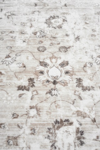 Raschel Carpet Premium Yıkanabilir Leke Tutmaz Modern Antik Bej Özel Seri Kaymaz Taban Halı Yolluk Bej