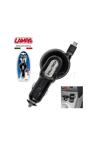 Lampa Roll-Tech Micro Usb Araç Şarjı 500Ma-5V 39017