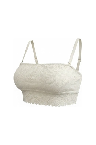 Bonbon Kadın Full Dantelli İçi Pamuk Astarlı Bralet Bb2808 Ekru Bonbon Kadın Full Dantelli İçi Pamuk Astarlı Bralet Bb2808 Ekru