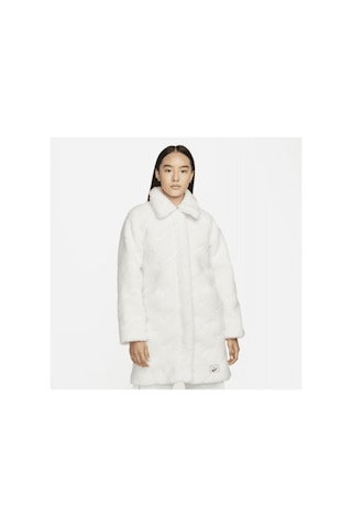 Nike Sportswear Icon Clash White Long Sherpa Kadın Ceket Beyaz Beyaz