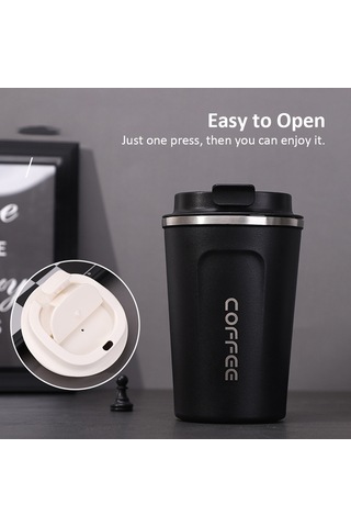 Hangfox 304 Paslanmaz Çelik İki Katlı Vakumlu Isı/sıcak Saklama Bardak, Antip打滑 Tabanlı, 510ml Büyük Boy Lacivert Ofis/seyahat Kupa Koyu Mavi