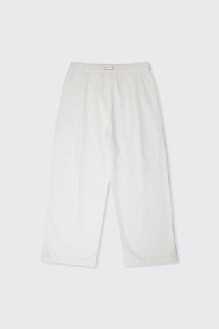 Panço Kız Çocuk Düğmeli Ekru Pantolon 16246184