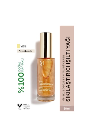 Misbahçe Golden Hour Vitamin İçerikli Işıltılı Saç Ve Vücut Yağı Neroli 30 Ml