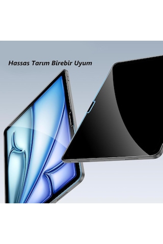 Apple Uyumlu iPad Air 13 İnç Ekran Koruyucu Nano Şeffaf 2024
