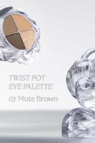 4'lü Far Paleti + Mini Boy Icy Glow Set Muzıgae Mansıon Twist Pot Eye Palette 03 Mute Brown 32824617