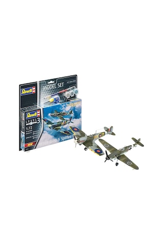 Revell Maket Seti Combat Set Bf109g-10-spitfire Mk.v 63710