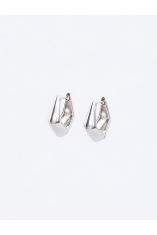 Jimmy Key Jimmy Key Gümüş Rengi Geometrik Figürlü Zarif Küpe 6sw438041161