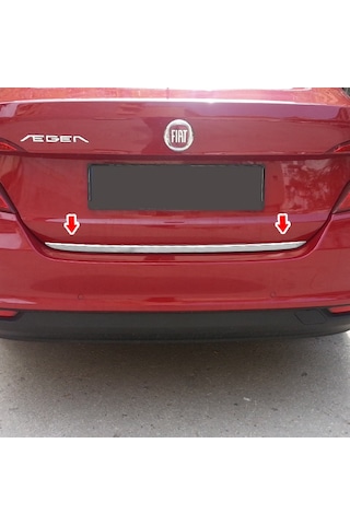 Fiat Egea Sedan Krom Bagaj Alt Çıta Paslanmaz Çelik