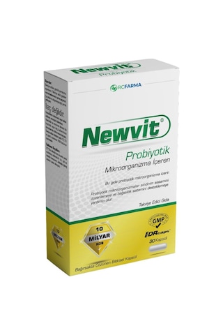 Lexroo Rc Farma Newvit Probiyotik 30 Kapsül