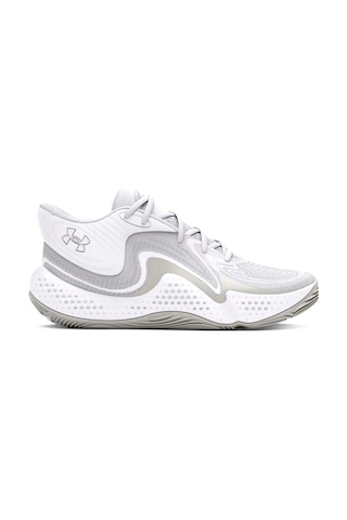 Under Armour Spawn 6 Mid Erkek Beyaz Basketbol Ayakkabısı 3027647-102 Beyaz