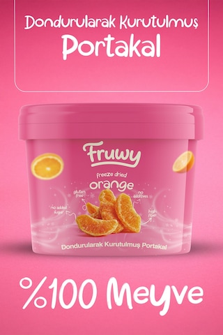 Freeze Dried Portakal Kova Dondurularak Kurutulmuş Portakal Diğer