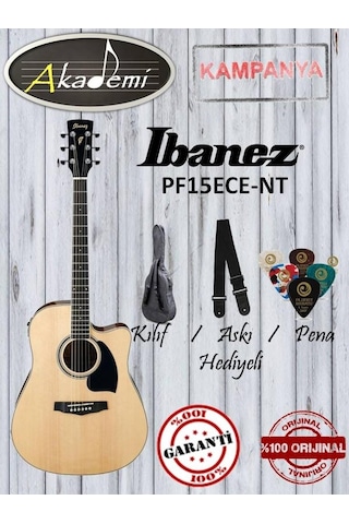 Ibanez Pf15Ece-Nt Elektro Akustik Gitar