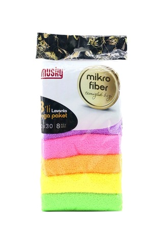 Lavanta 8pcs Mikrofiber Temizlik Bezi 5545