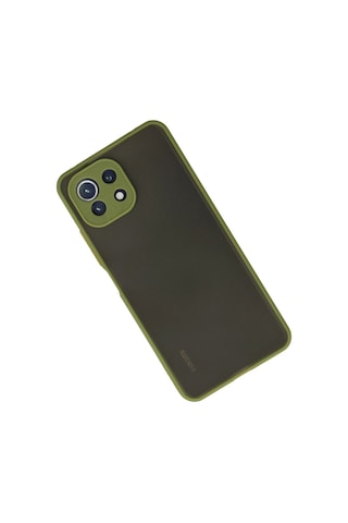 Gld-spt- Newface Xiaomi Mi 11 Lite Kılıf Montreal Silikon Kapak - Açık Yeşil