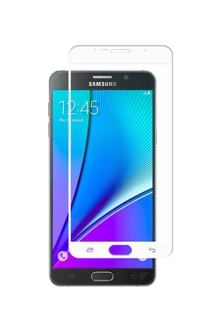 Samsung Uyumlu Galaxy Note 5 Fiber Nano Kırılmaz Ekran Koruyucu