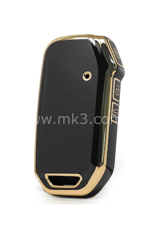 Kia Sportage Uyumlu Soul Ceed Niro Stinger Anahtar Kılıfı Siyah Gold