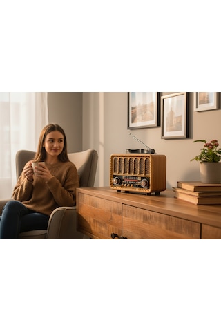 Rt-707 Nostaljik Radyo Eskitme Mini Trend Nostalji Radyo Asma Aparat Özellikli