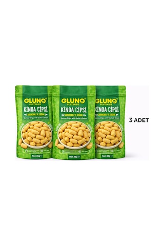 Kinoa Cipsi Sarımsak Ve Soğanlı 35g X 3 Adet