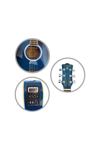 Gitar Akustik Extreme Sahne Gitarı Xac45eq4bls