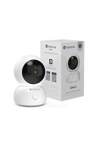 Hybrone Omni Wi-Fi Akıllı Kamera, Akıllı Hareket Takibi, Ses Algılama, Çift Yönlü Sesli Görüşme