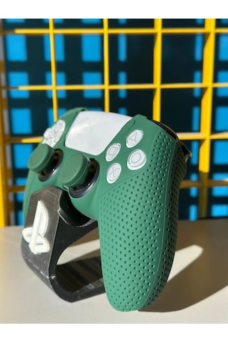 P-5 Silicone Protective Kit Playstation 5 Dualsense Koruma Seti - Yeşil