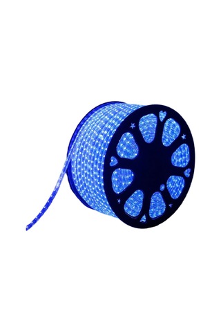 Flexible Strip Hortum Şerit Led Işık - 220 Volt Mavi 3 Metre