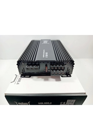 Mobass Amfi 4 X 60 Rms Ses Ve Bass Amfisi Mobass Mb-600.4 Ab Class Oto Anfi