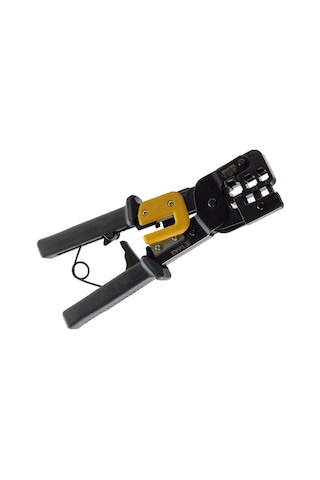 Ayt Powermaster Yk-376m Rj11-rj12-rj22-rj45 3'lü Soket Sıkma Pensesi Telefon Ethernet İnternet Kablosu Soket Pensesi
