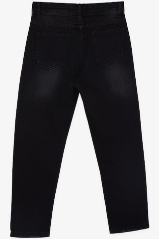 Breeze Kız Çocuk Kot Pantalon Cepli 10-14 Yaş, Siyah Siyah