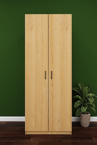Lüks 2 Kapaklı Çok Amaçlı Yüklük Gardırop %100 Mdf Yatak Yorgan Yastık Saklama Dolabı Yk01 Karına