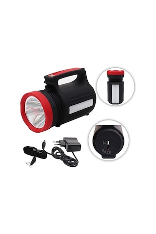 Wıson Ws-3580 Uzun Menzilli Led El Feneri 28saat Çalışma Süresi 10watt Sarı