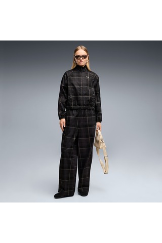 Puma T7 Tartan Kadın Siyah Ceket 636628-01