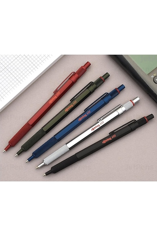 Rotring 600 Tükenmez Kalem, Yeşil Çok Renkli