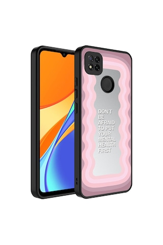 Redmi 9c Kılıf Aynalı Desenli Kamera Korumalı Parlak Mirror Kapak - Pati Pati Pati