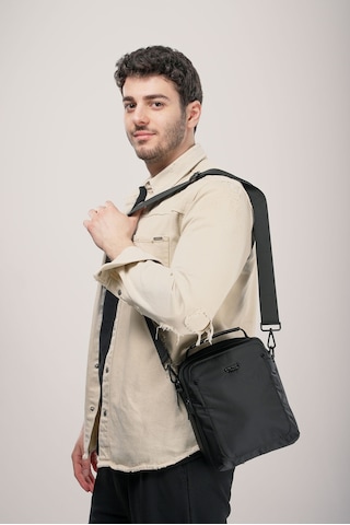 Ççs Erkek Çapraz Çanta Ccs31586 Siyah Siyah