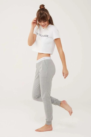 U.S. Polo Assn. Kadın Gri Melanj Pijama Altı 16602