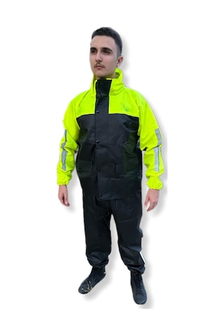 Geborgenheit Cepli Motorcu Motosiklet Yağmurluk Yeşil